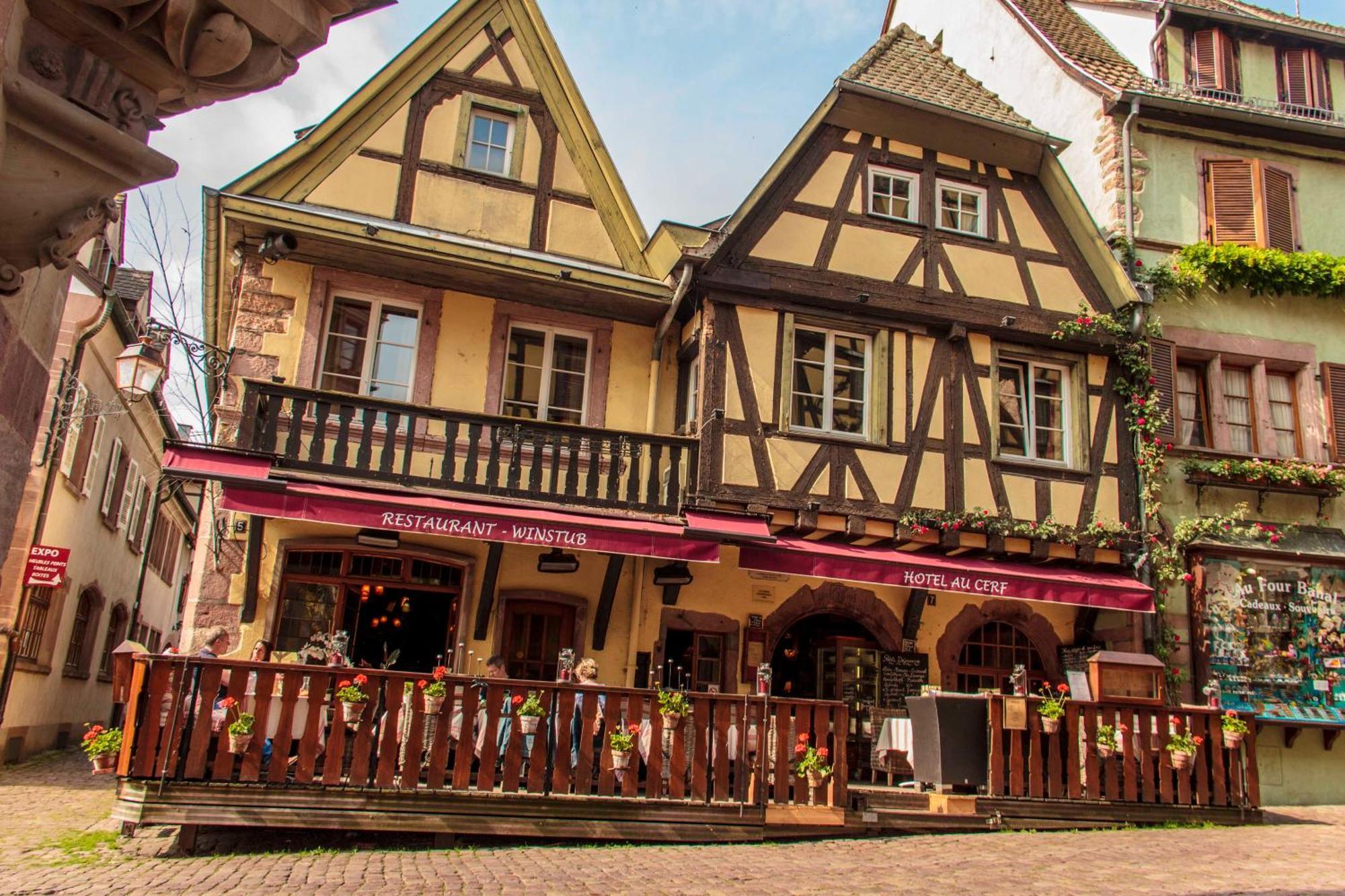 Hotel Au Cerf Riquewihr Luaran gambar