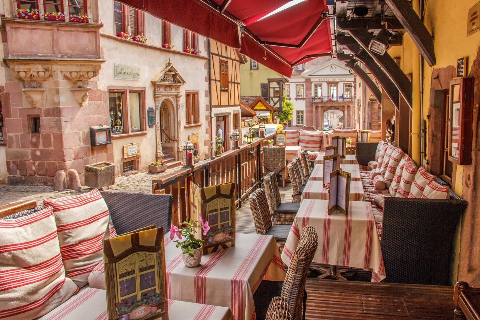 Hotel Au Cerf Riquewihr Luaran gambar